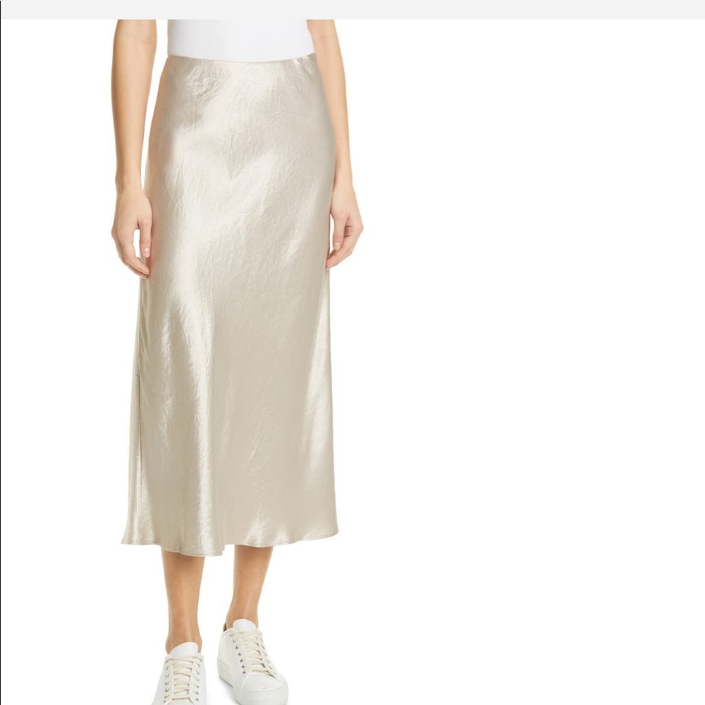 Max Mara Leisure Alesso Satin Midi Skirt: Size 2